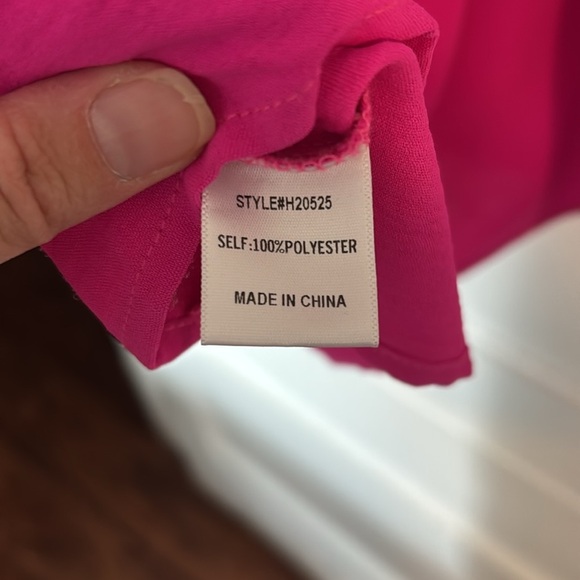 JODIFL Pink Puff Sleeve Smocked Blouse - Picture 5 of 5